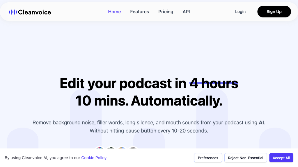 image of Cleanvoice AI