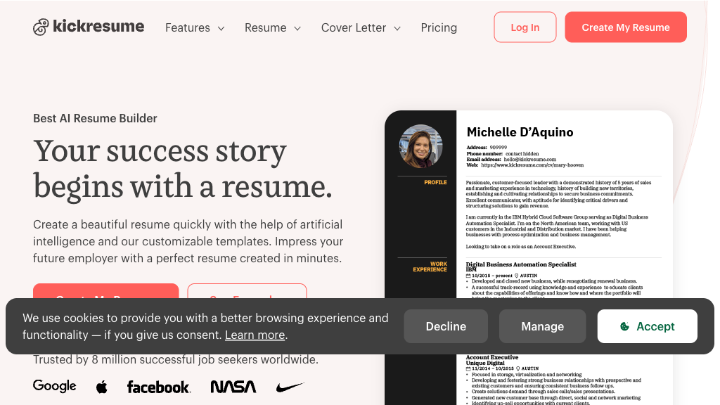 image of Kickresume
