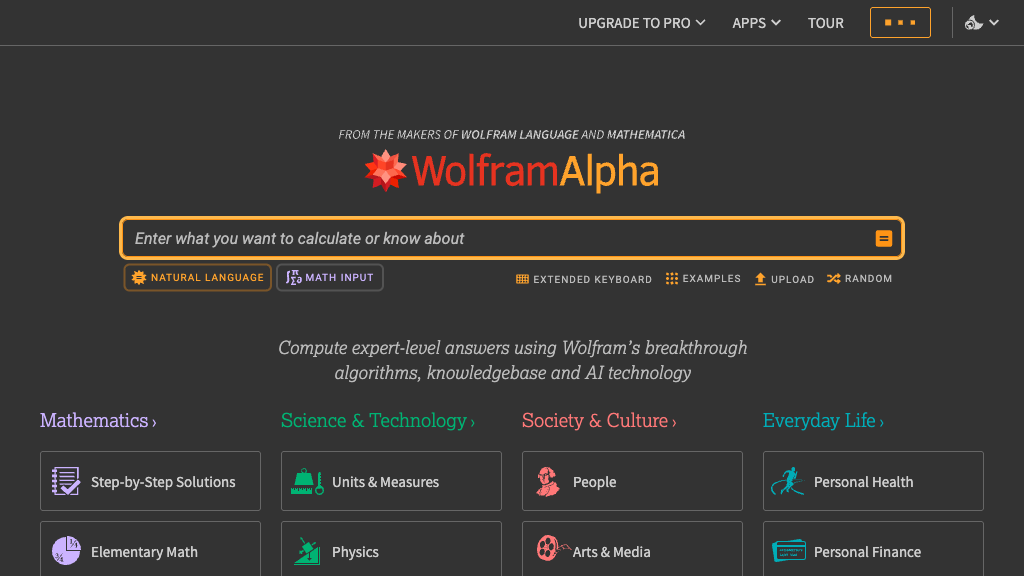 image for WolframAlpha image for WolframAlpha